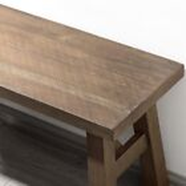 Sawmill Wood Bench,Farmhous - Image 7