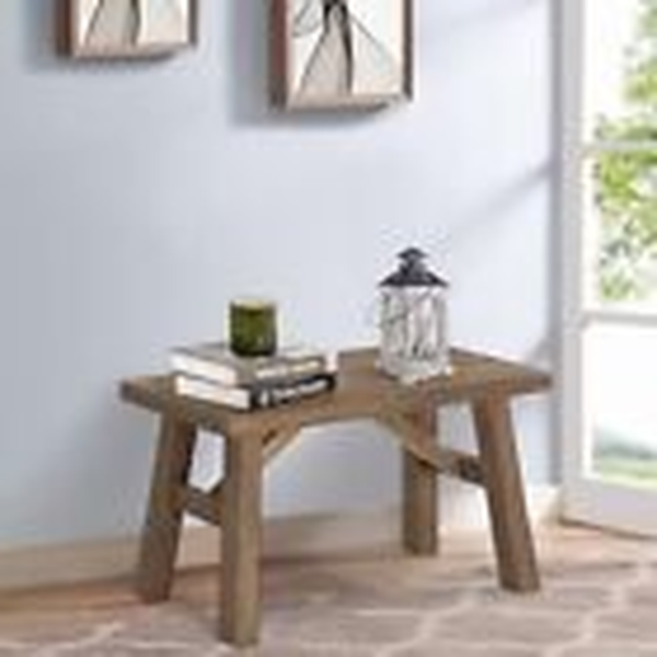 Sawmill Wood Bench,Farmhous - Image 2